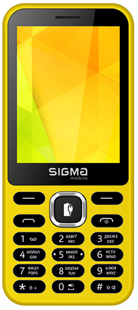

Мобильный телефон Sigma mobile X-Style 31 Power Yellow