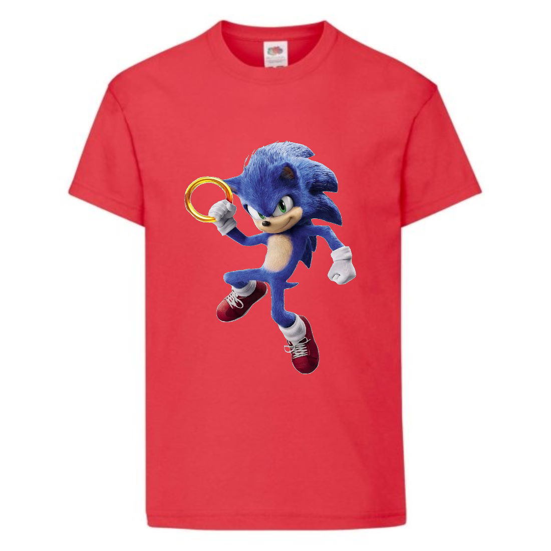

Футболка детская Соник с кольцом (SONIC) красная (snc rd-5) 104 см