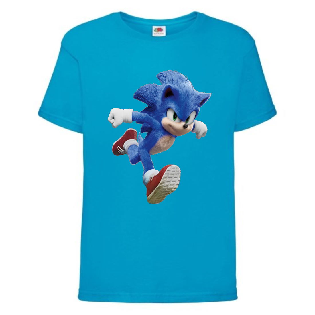 

Футболка детская Соник бежит (SONIC) синяя (snc blu-01) 104 см