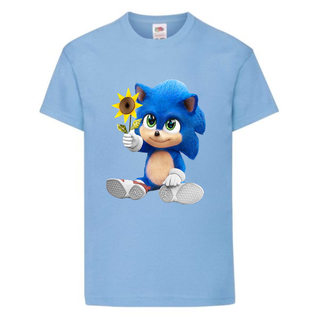 

Футболка детская Соник с цветком (SONIC) голубая (snc sbl-9) 104 см