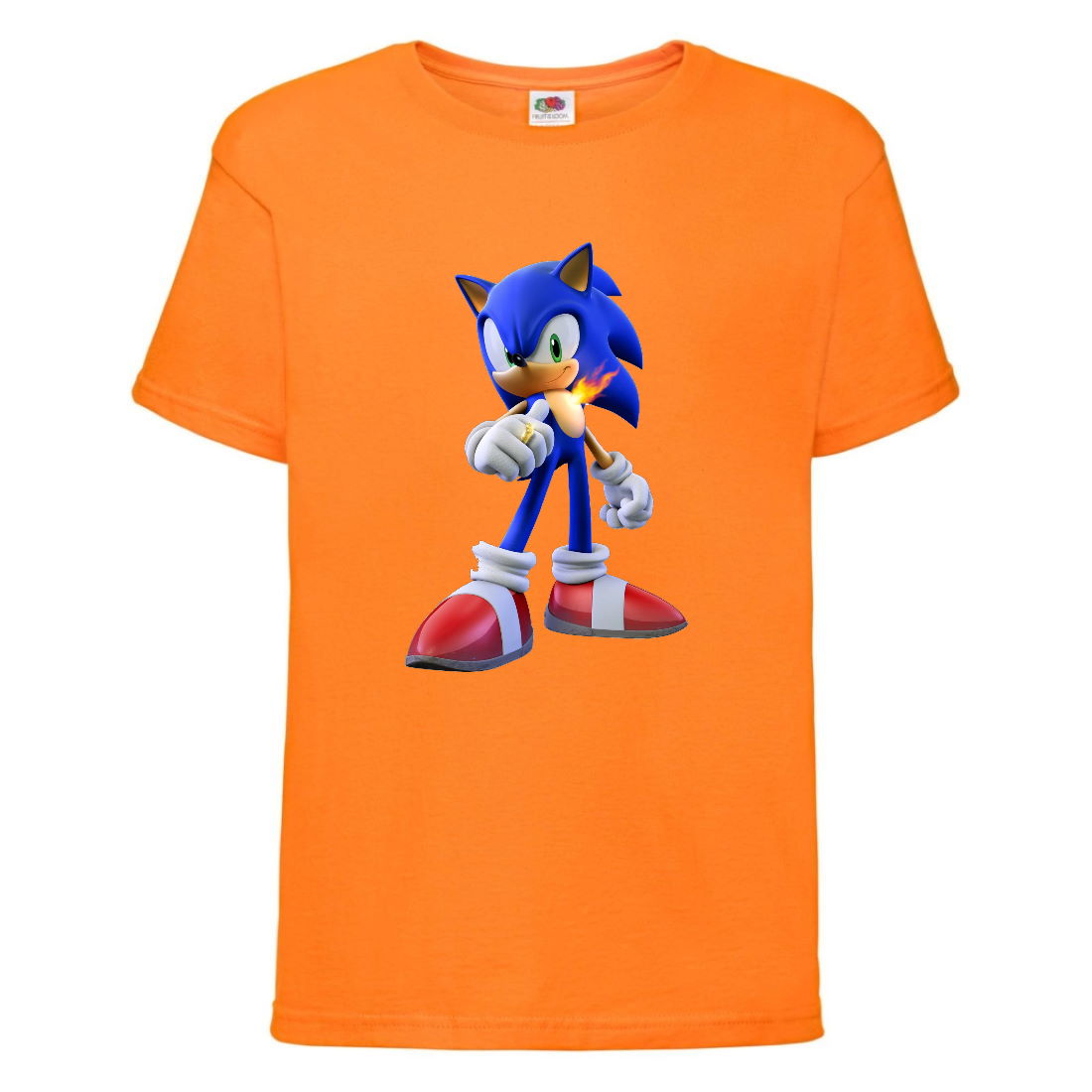 

Футболка детская Соник и пламя (SONIC) оранжевая (snc or-3) 104 см