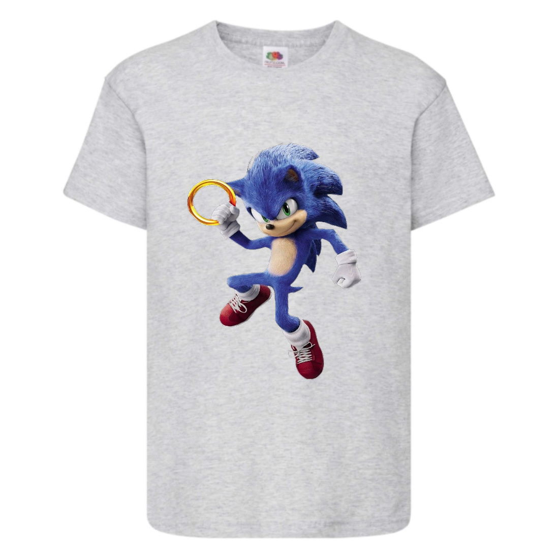 

Футболка детская Соник с кольцом (SONIC) серая (snc gr-5) 104 см