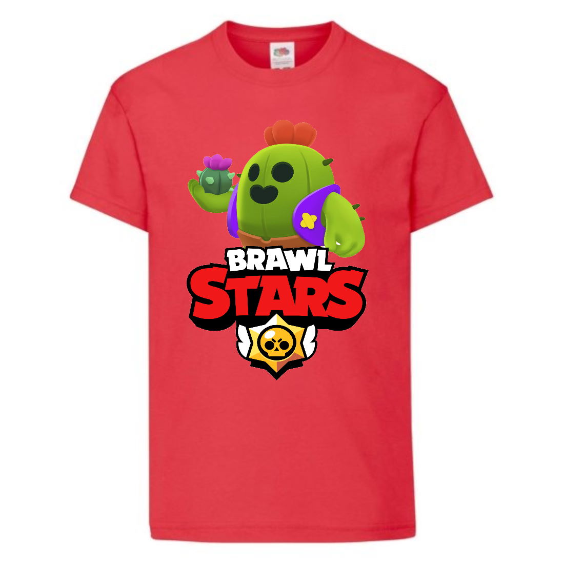 

Футболка детская Бравл Старс Спайк (Brawl Stars Spike) красная (BS read-11) 152 см