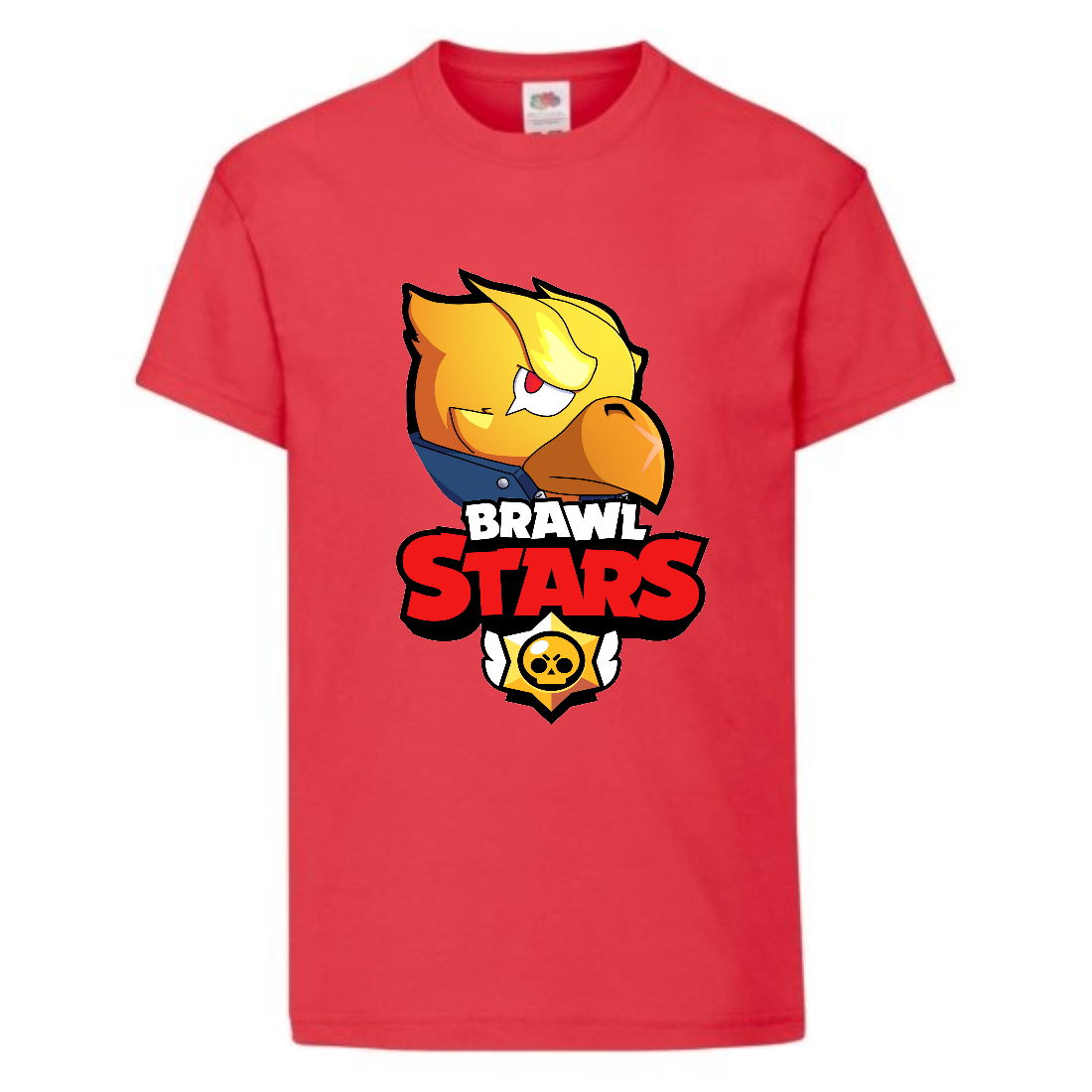 

Футболка детская Бравл Старс Золотой Ворон (Brawl Stars Gold Voron) красная (BS read-06) 152 см
