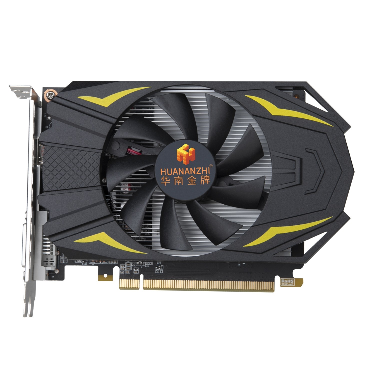 Видеокарта GTX1030 4GB HUANANZHI GDDR4 (64bit) (1152/2100) (DVI, HDMI ...