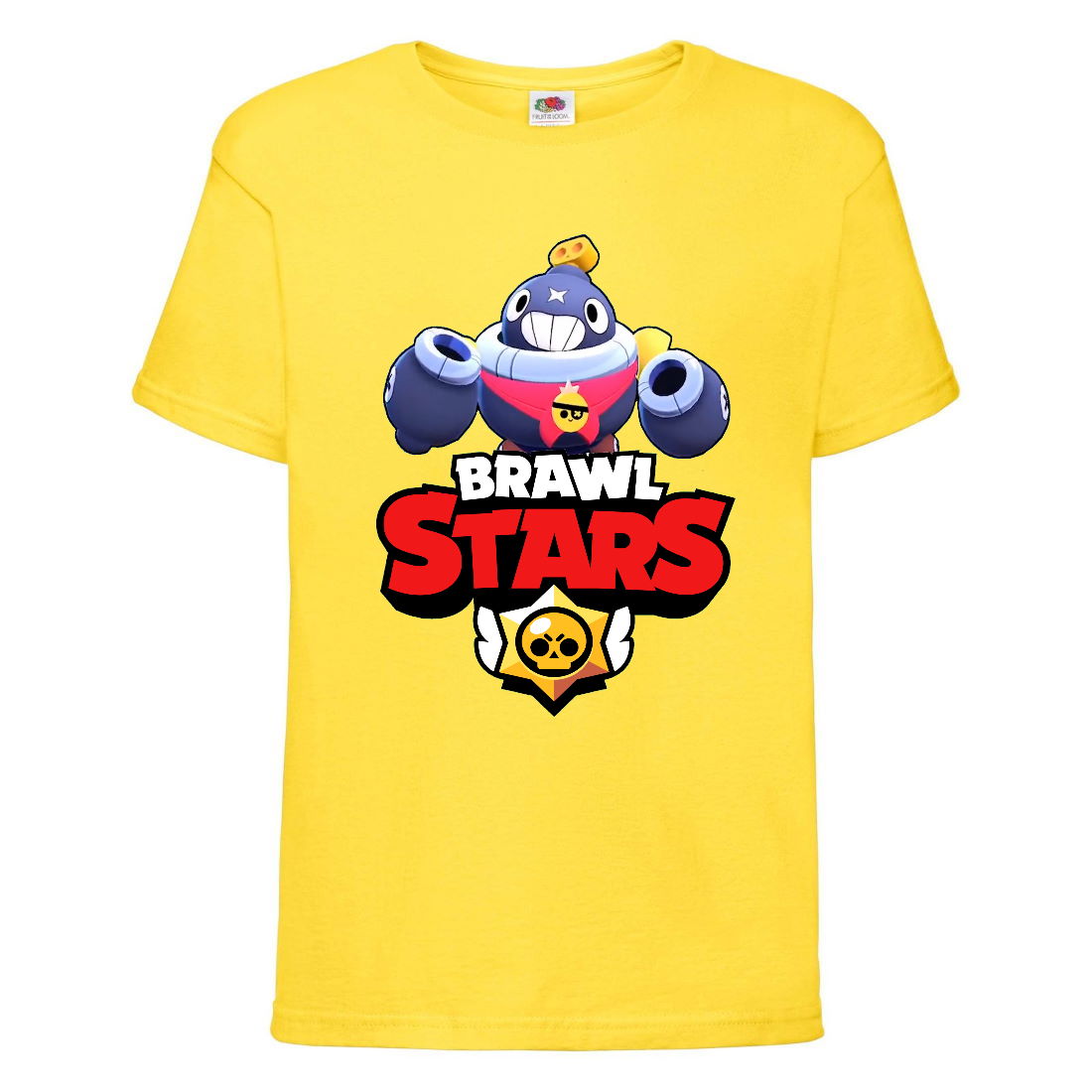 

Футболка детская Бравл Старс Тик (Brawl Stars TIK) желтая (BS yel-6) 116 см