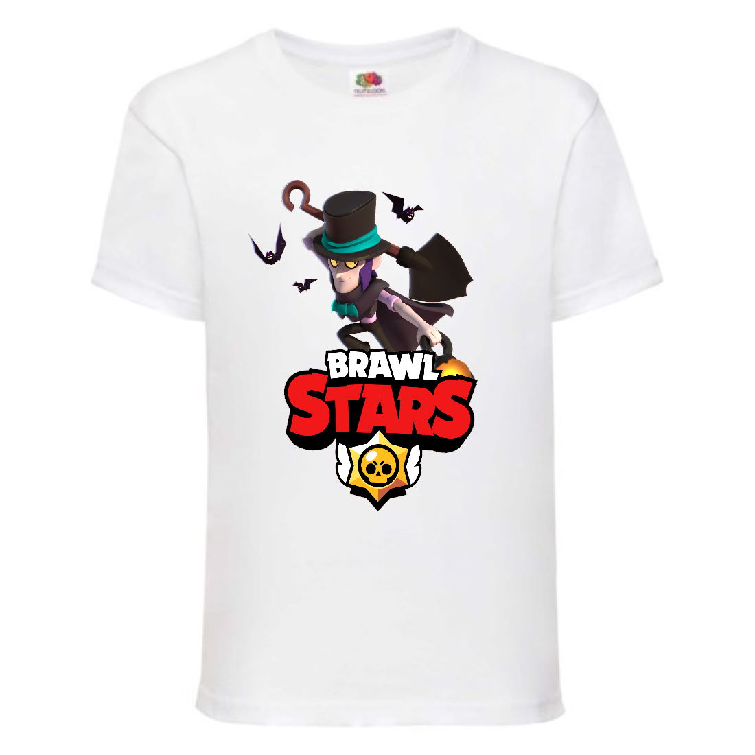 

Футболка детская Бравл Старс Все Герои 5 (Brawl Stars All-Hero 5) белая 140 см