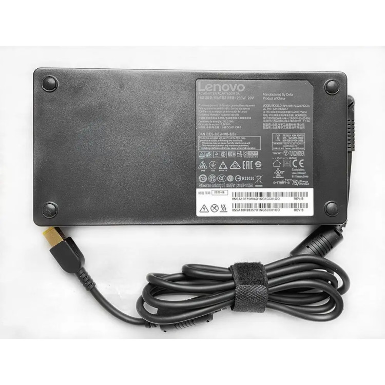Блок питания (зарядка) для ноутбука Lenovo 230W (20V 11.5А плоский ...