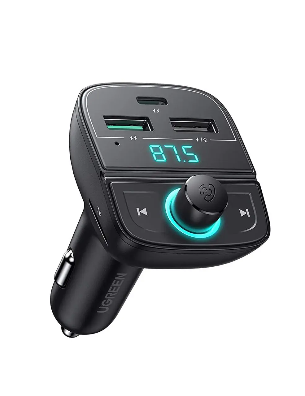 Автомобильное зарядное устройство для телефона UGREEN Bluetooth FM  Transmitter Black (CD229) – фото, отзывы, характеристики в  интернет-магазине ROZETKA от продавца: RTDUA | Купить в Украине: Киеве,  Харькове, Днепре, Одессе, Запорожье, Львове