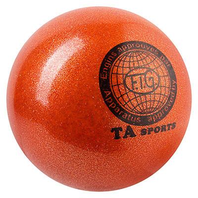 

Мяч гимнастический TA SPORT, 400грамм, 19 см, глиттер, фиолетовый