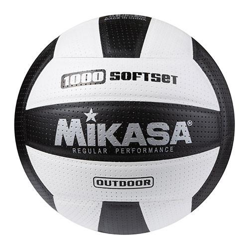 

Мяч волейбольный Mikasa 1000 SoftSet черно-белый