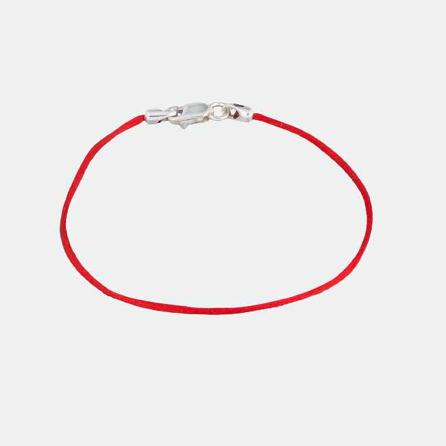 

Шнурок на руку с серебряным замком Jewel-case Красный 4101-kr 18.0