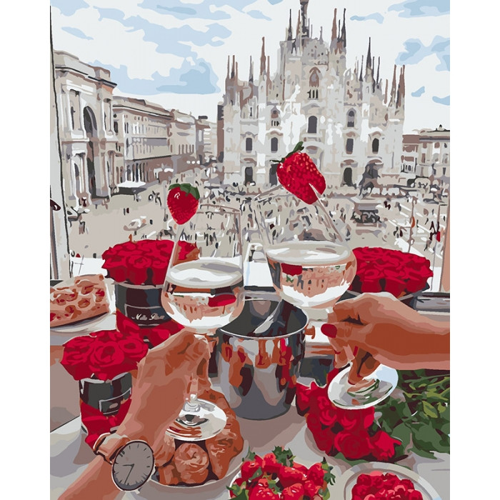 

Картина по номерам Романтическая встреча Идейка 40*50 КНО4565