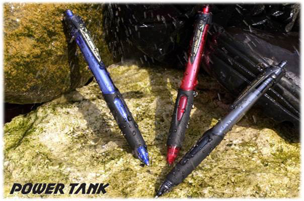 

Ручка шариковая автоматическая Uni Power Tank 0,7 мм синий (SN-227.Blue)
