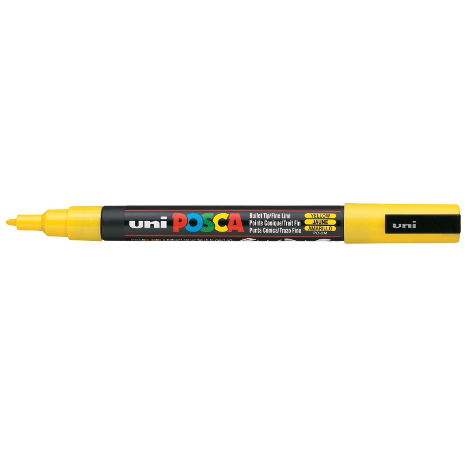 

Маркер для всех типов поверхности Uni Posca 0.9-1.3 мм желтый (PC-3M.Yellow)