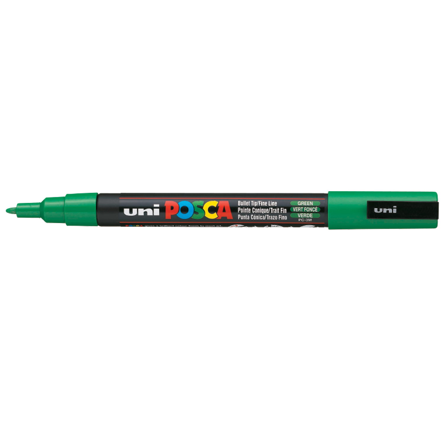 

Маркер для всех типов поверхности Uni Posca 0.9-1.3 мм зеленый (PC-3M.Green)