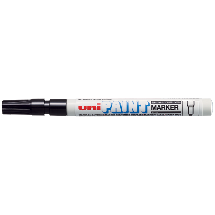 

Маркер для всех типов поверхности Uni Paint 0.8-1.2мм черный (PX-21.Black)