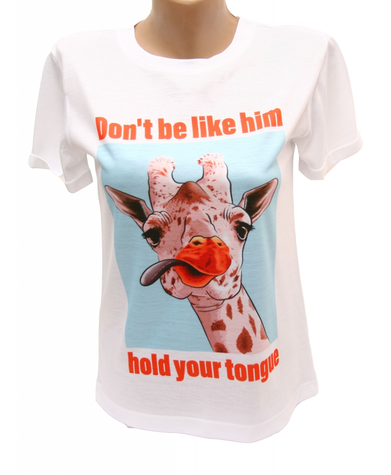 

Футболка Cute Cut Giraffe Cutie S Біла