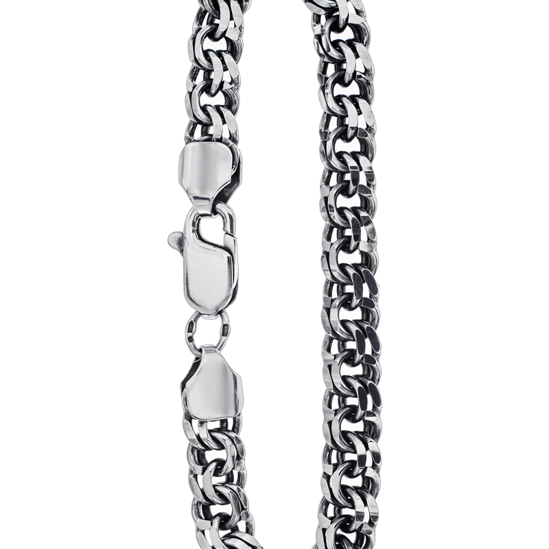 

Браслет родійований Diamant б0121-3ас 200 мм