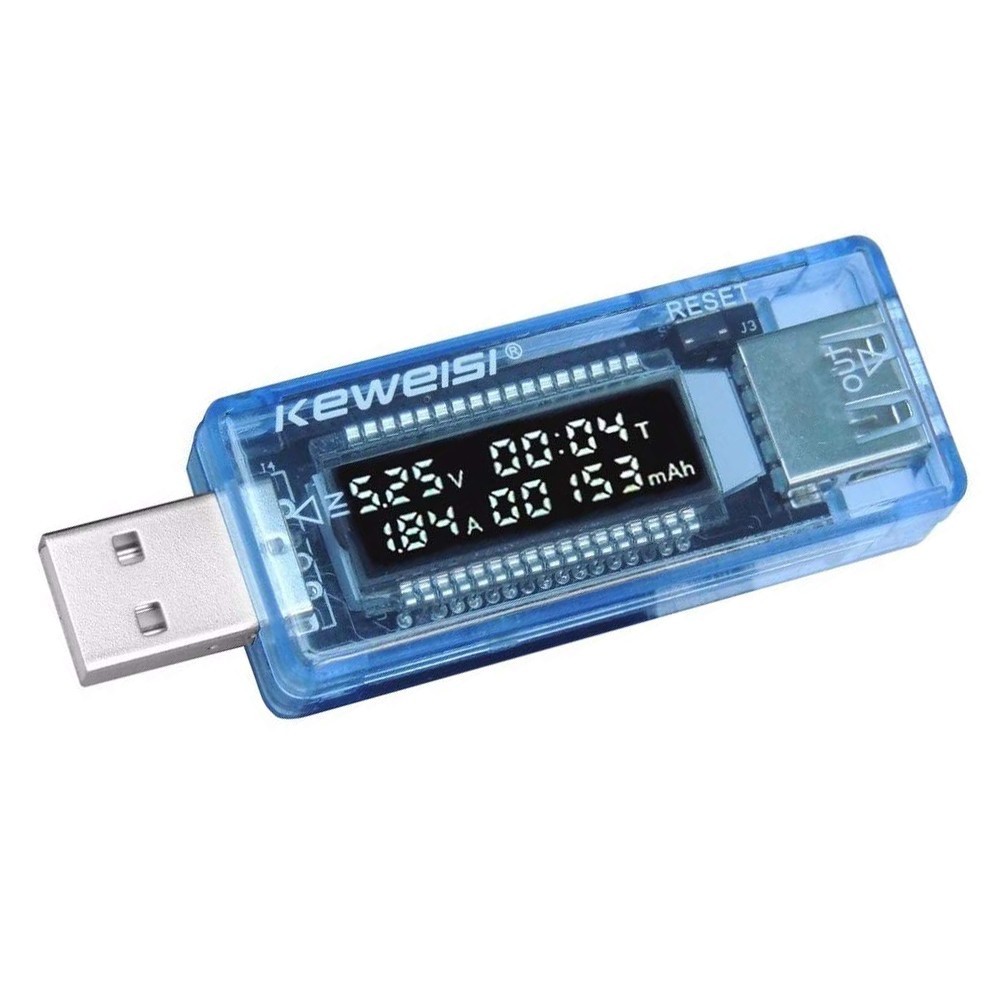 USB Тестер Keweisi KWS-V20 вольтметр амперметр вимірювач ємності ...