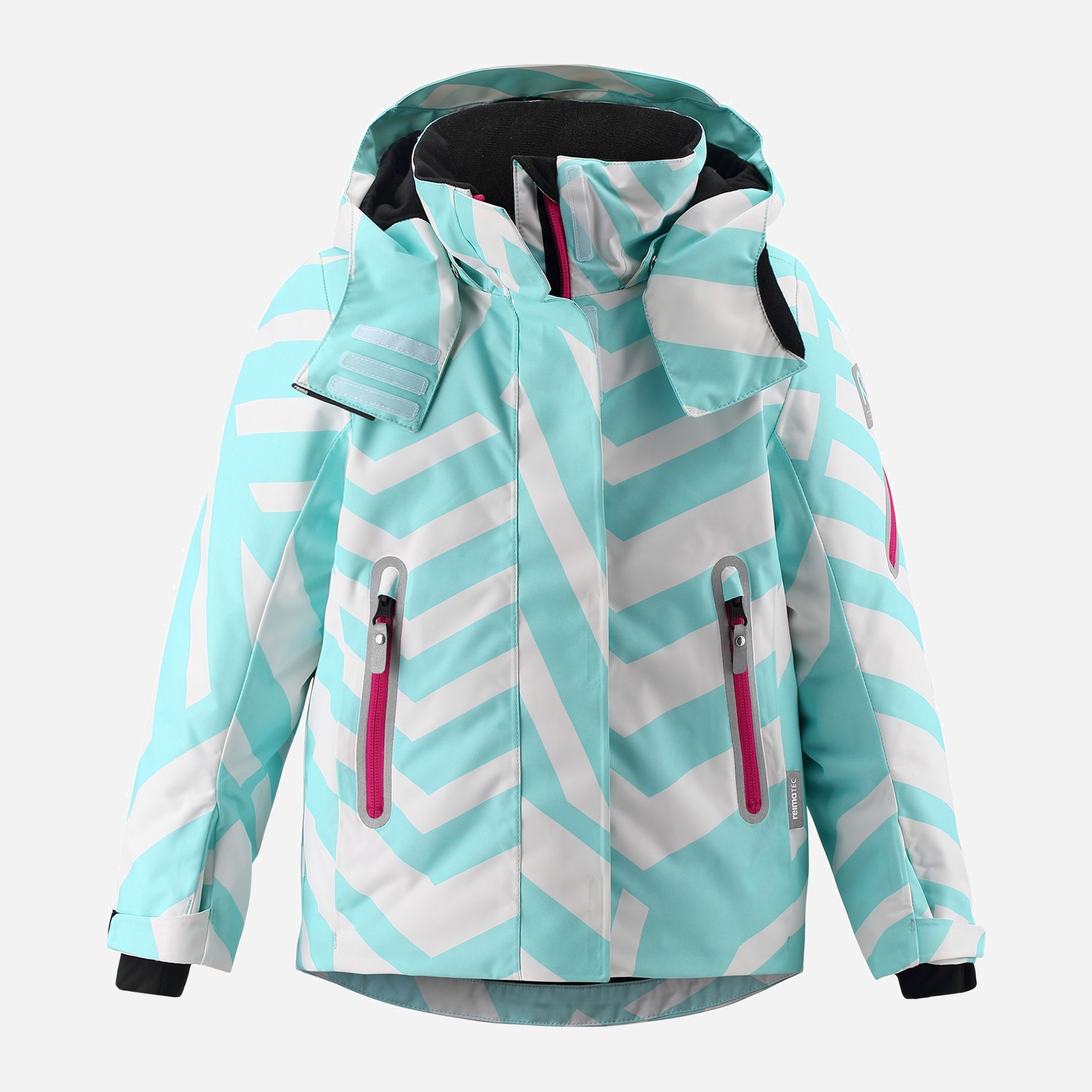 Акція на Дитяча зимова термо лижна куртка для дівчинки Reima Roxana 521614B-7159 128 см від Rozetka