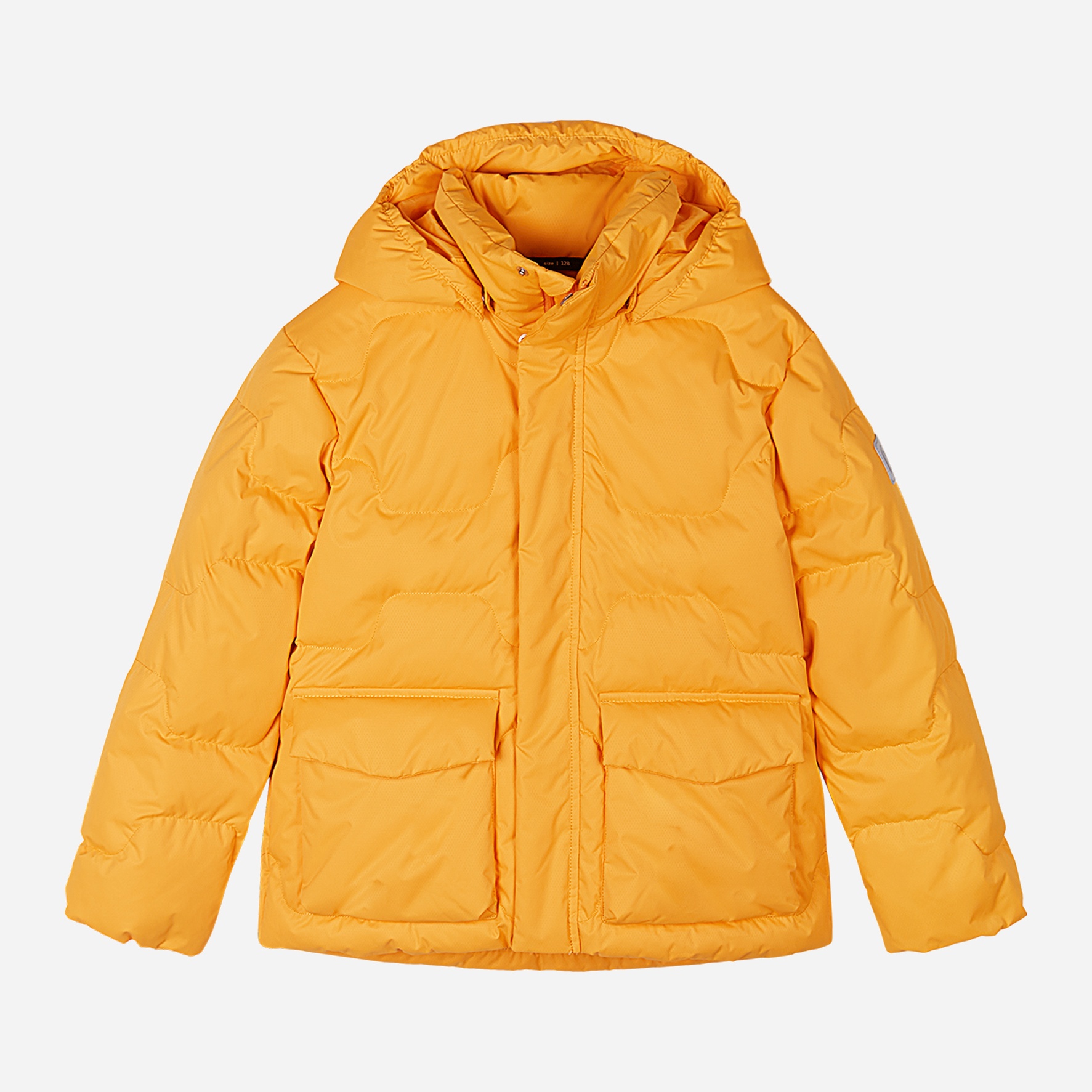 Акція на Дитяча зимова термо куртка для хлопчика Reima Pellinki 531537-2400 134 см від Rozetka