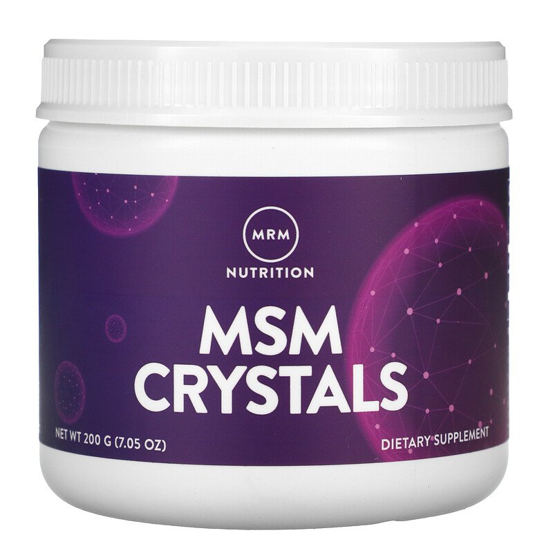 МСМ в кристаллах MRM, Nutrition "MSM Crystals" метилсульфонилметан ...