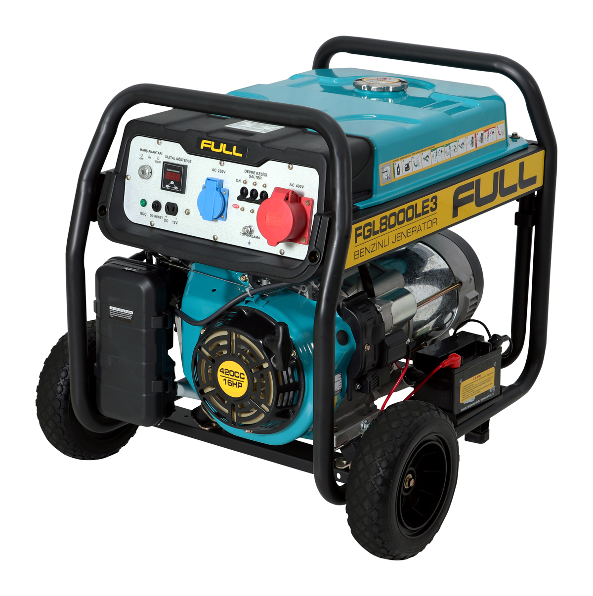  бензиновий Full Generator FGL 8000LE3 8 кВт трифазний з .