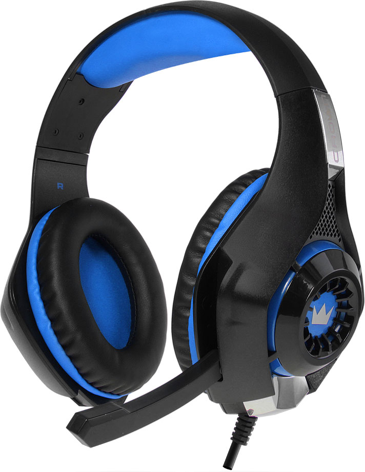 

Наушники Crown CMGH-102T USB Blue