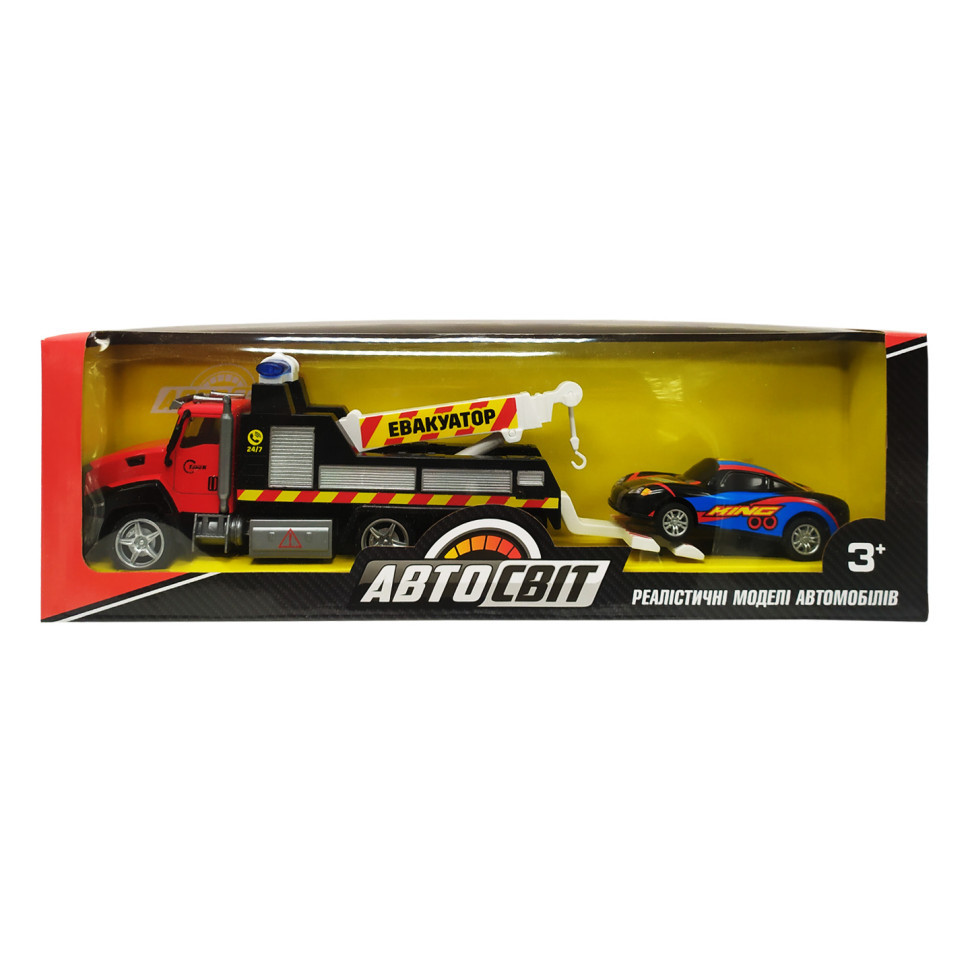 Детская машинка Эвакуатор Limo Toy AS-2746 инерционный (Красно-синий ...