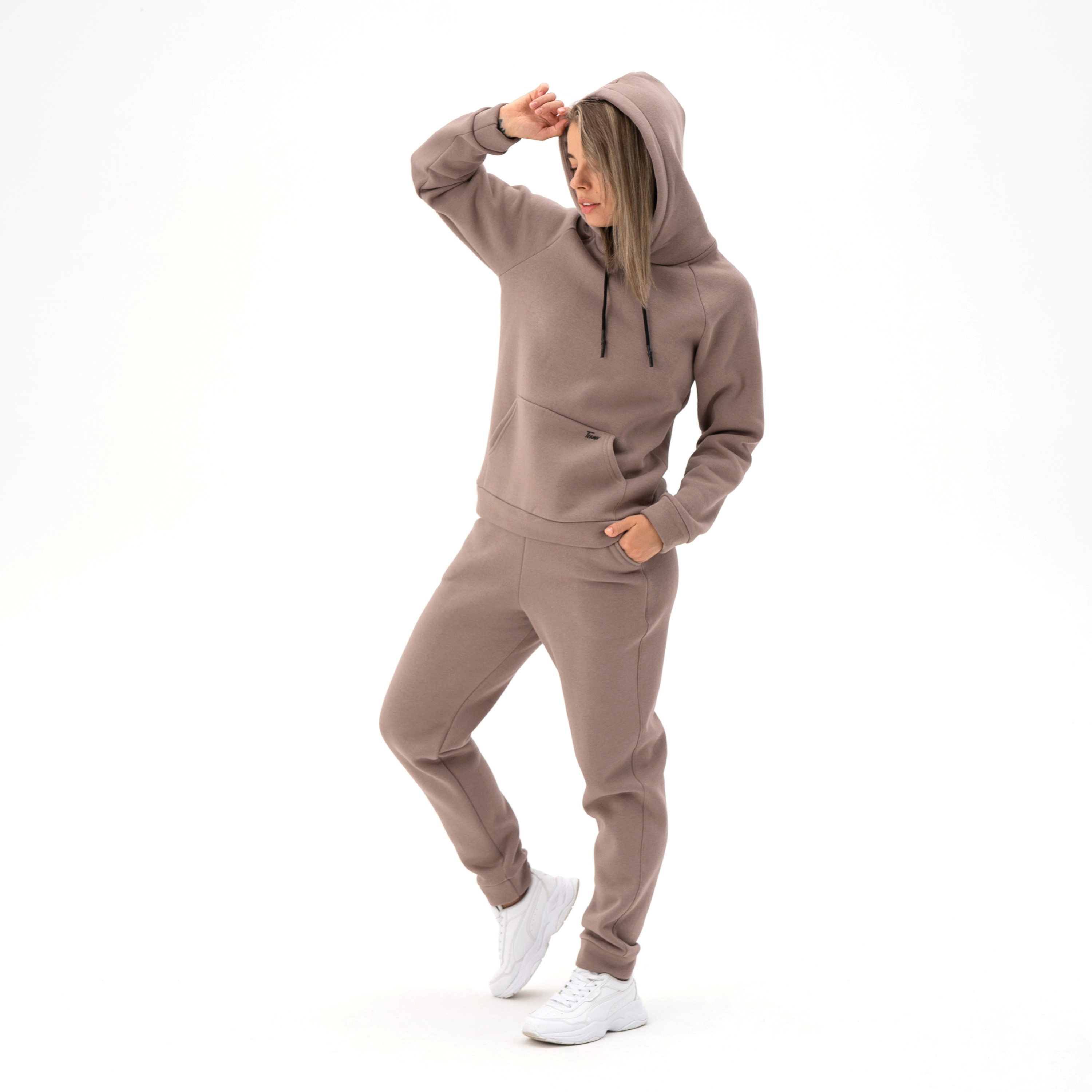 Женский теплый спортивный костюм Teamv Classic 3 Мокко XL от продавца ...