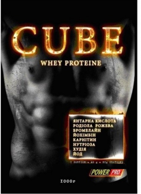 

Протеин Power Pro CUBE Whey Protein, 1 кг Лесные ягоды (347801)