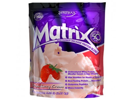 

Протеин Syntrax Matrix 5.0 2.27 кг Клубничный крем (190403)