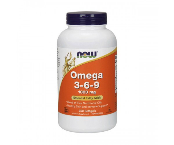 

Жирные кислоты Now Foods Omega 3-6-9, 250 капсул (455803)