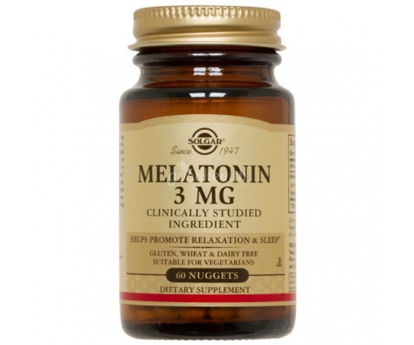 

Аминокислота Solgar Melatonin 3 mg 60 таблеток Без вкуса (446212)