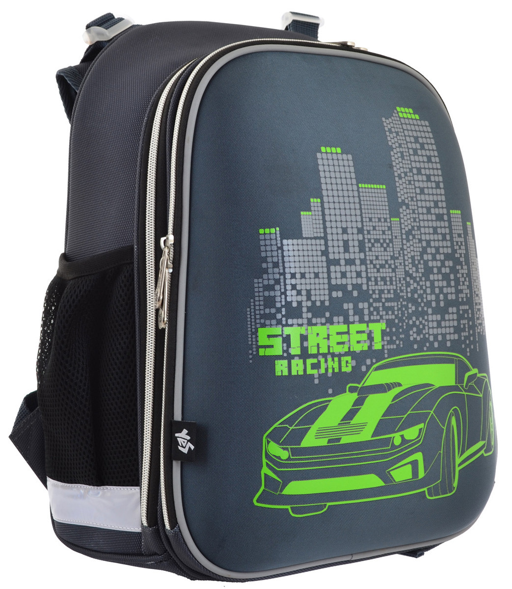 

Рюкзак школьный каркасный YES H-12 "Street Racing"