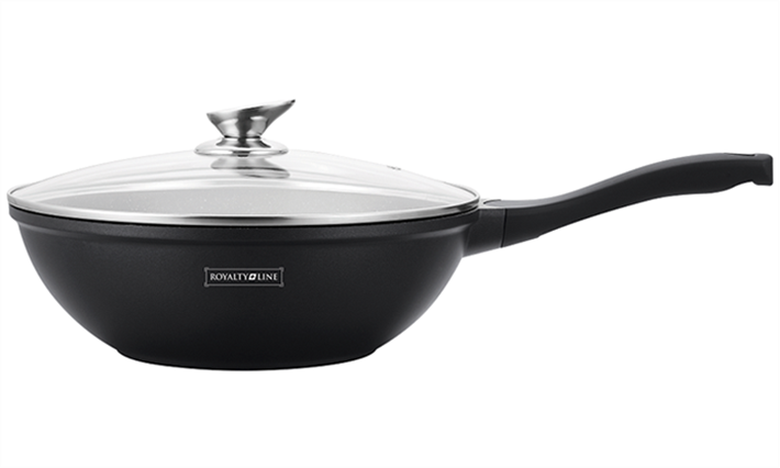 

Мраморный вок с стеклянной крышкой Royalty Line RL-BW30M 30см