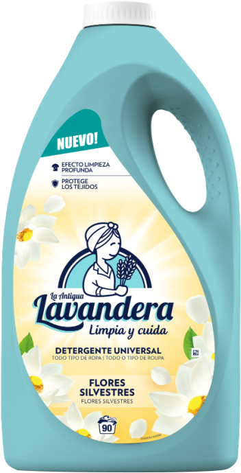 Гель для стирки La Antigua Lavandera полевые цветы 4.5 л (8435495820505 ...