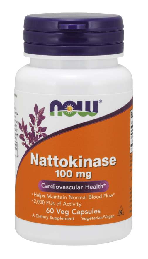 

Специальный продукт NOW Nattokinase 100 mg Veg Capsules 60 капсул (4384302819)