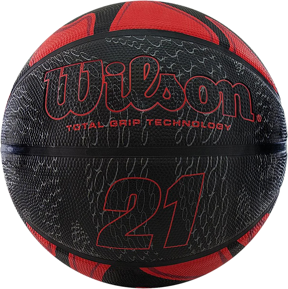 

Мяч баскетбольный Wilson 21 series Size 7 Red-Black (WTB2103XB07)