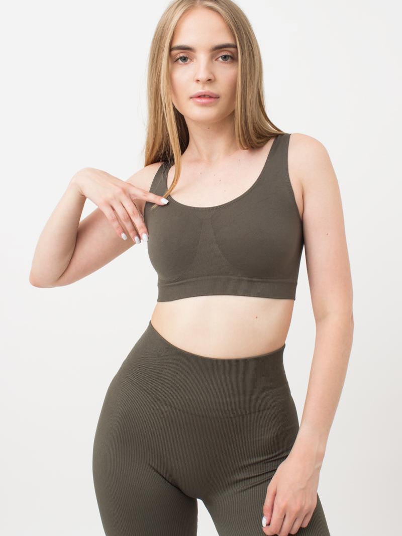 Бюстгальтер-топ Giulia Tank Top 16-0726 L/XL Хаки (4823102996295 ...