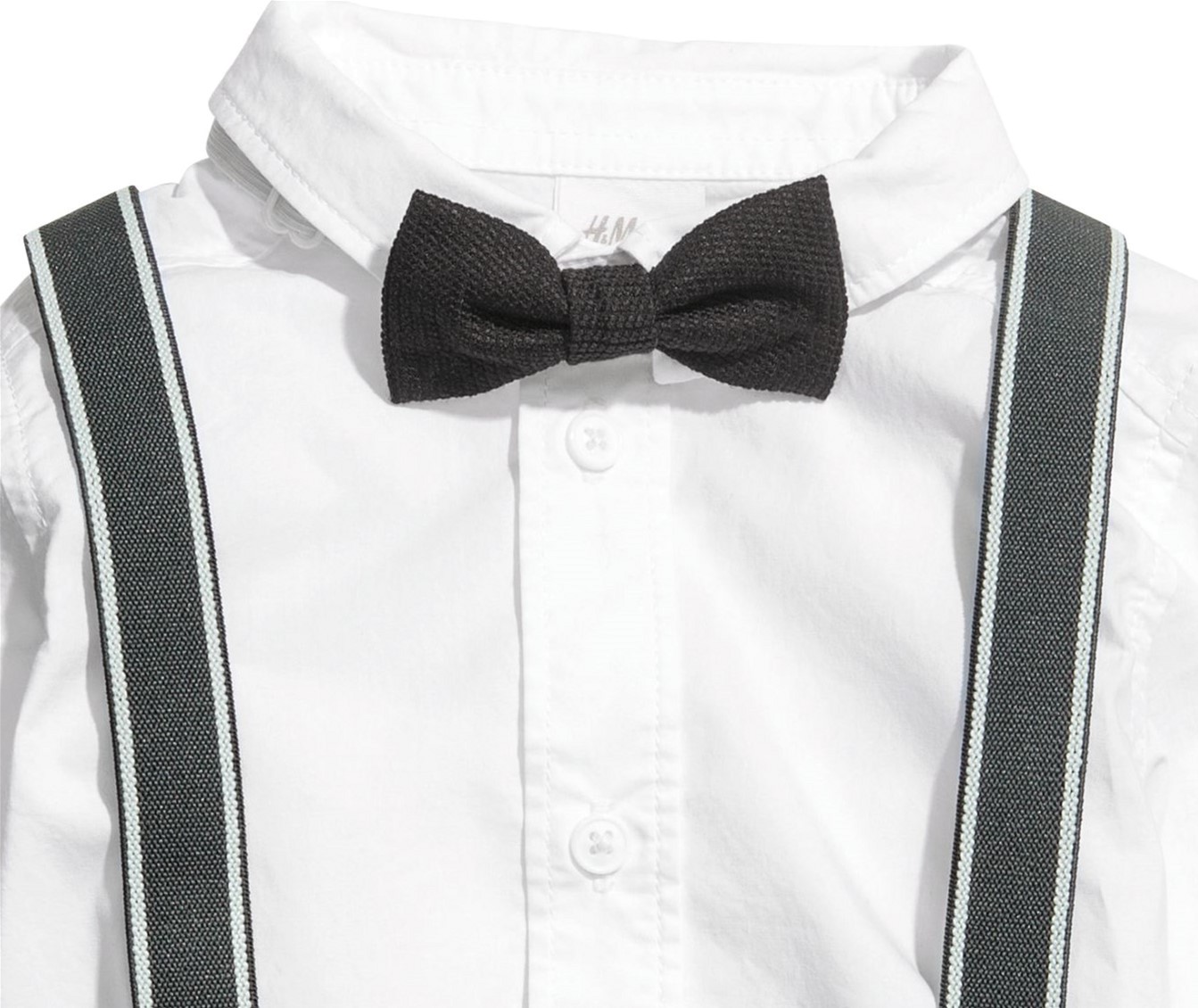 

Бабочка H&M 544730 One size Черно-белая