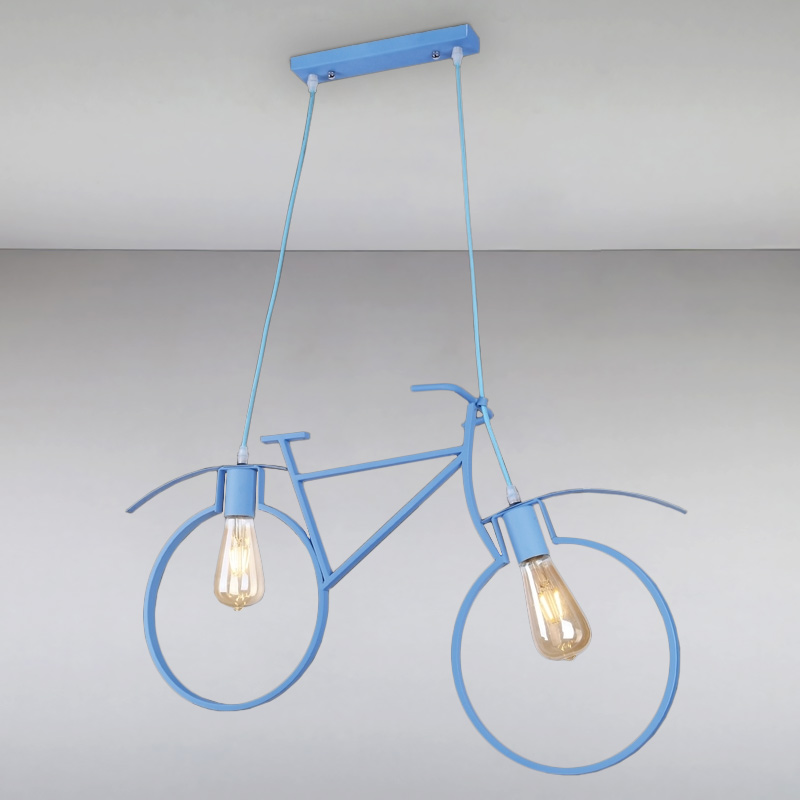

Люстра подвесная Light House LS-13157-2 BLUE голубая