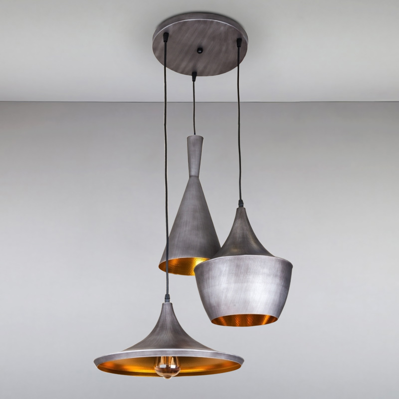 

Люстра подвесная Light House LS-14600-3 BE серая