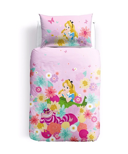 

Детский постельный комплект Disney "Алиса" 155*200 см (пододеяльник+наволочка), бренд Caleffi (Италия)
