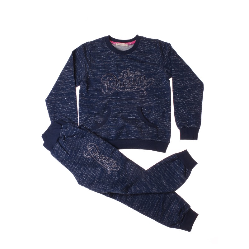 

Футболка з довгим рукавом + Брюки BREEZE 14687 140 см синий