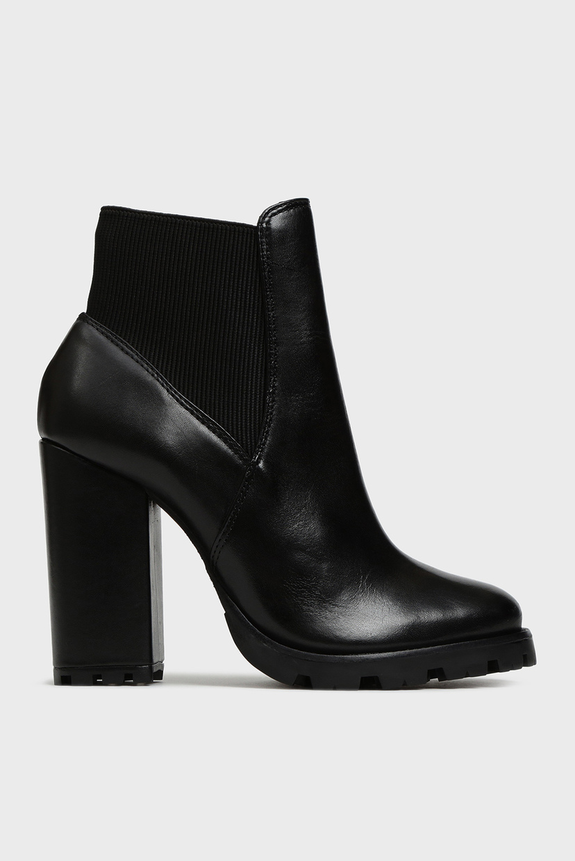 

Женские черные кожаные ботильоны Schutz 40 S2033000700001U