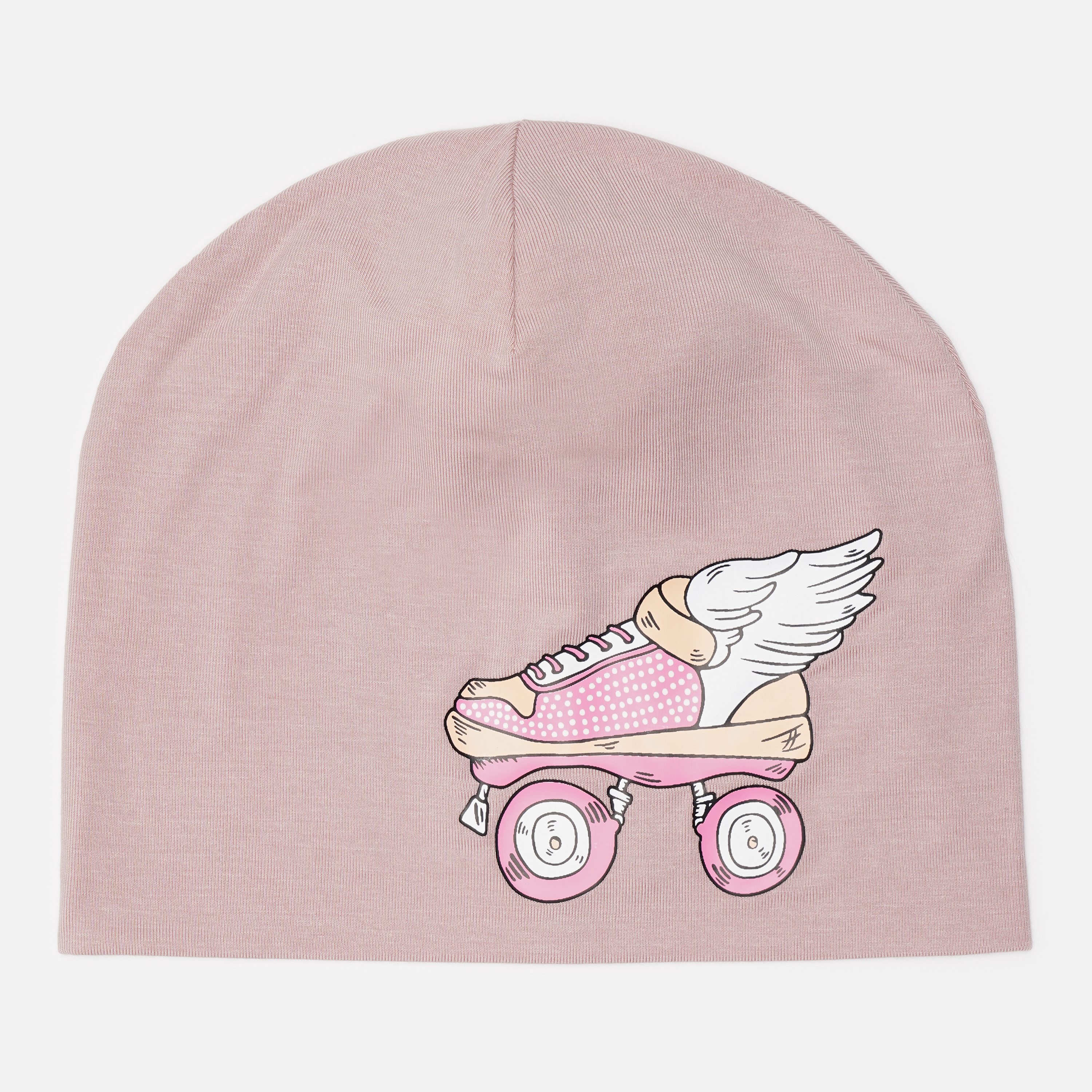 Акція на Дитяча демісезонна шапка-біні для дівчинки Broel CLARETTA WB2364322BRG-007 52 Пудрово-рожева від Rozetka