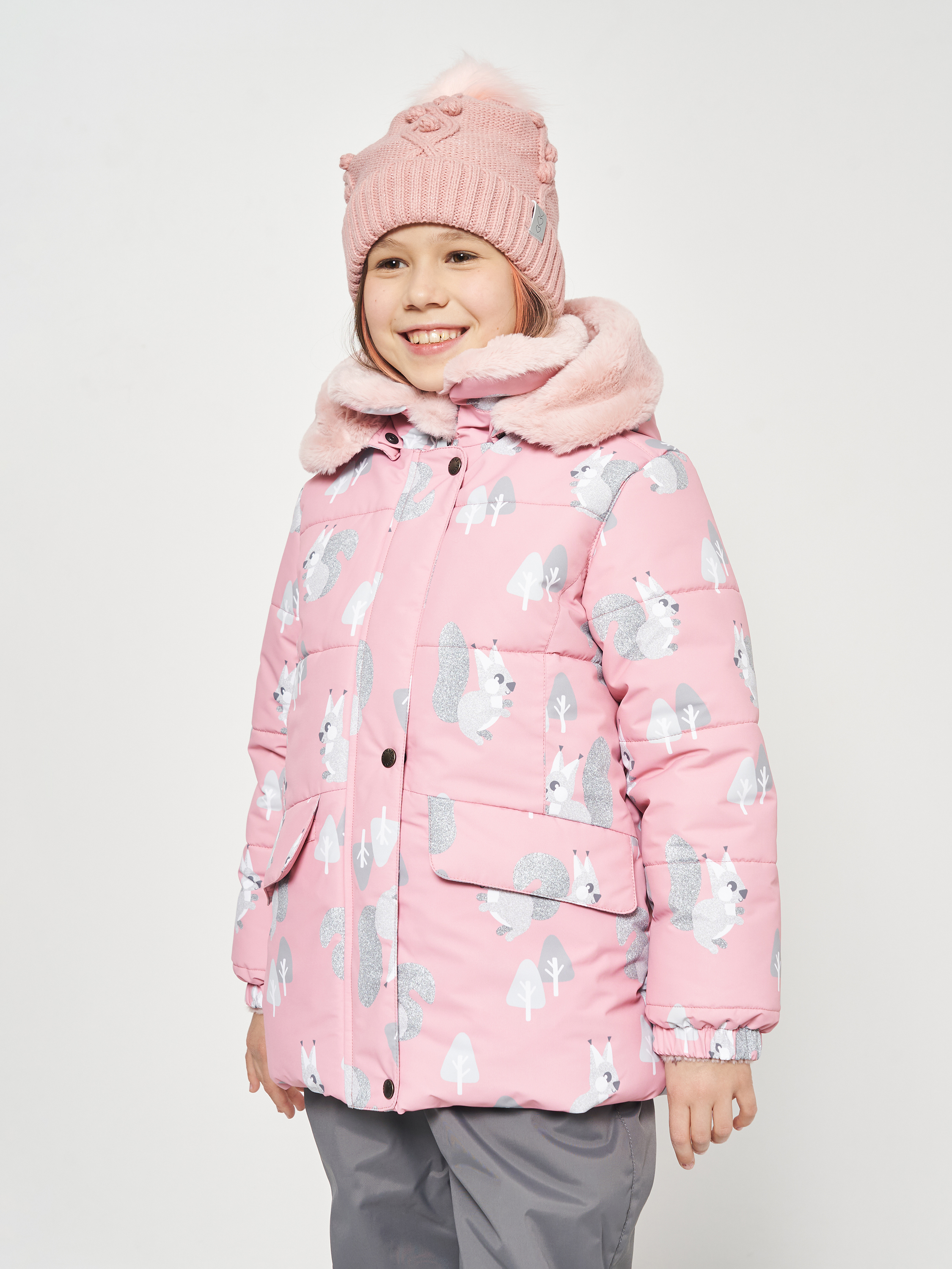 Акція на Дитяча зимова куртка для дівчинки Lenne Belle 22331/1242 92 см Різнокольорова від Rozetka