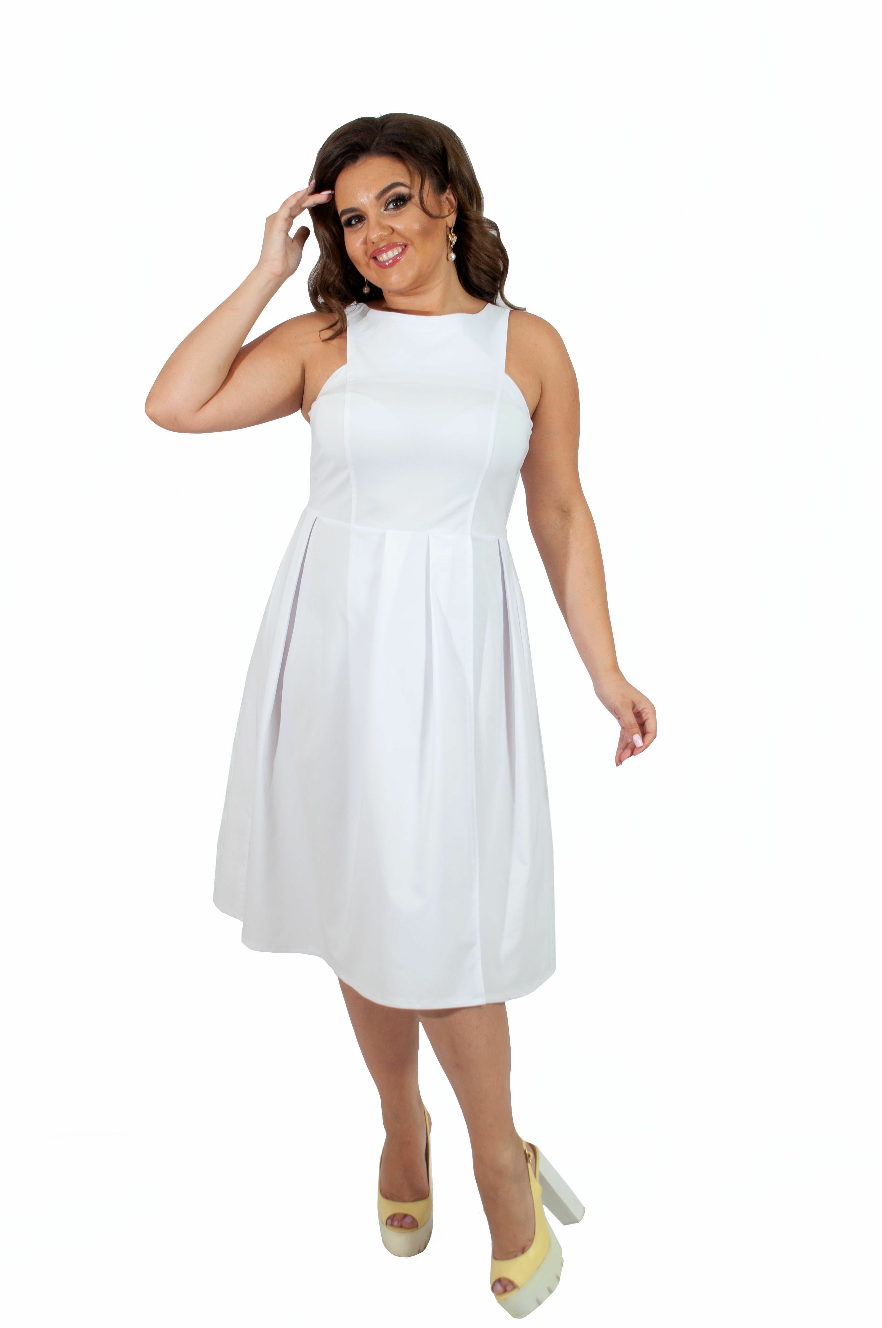 

Платье MORRELA 06/21/м  Белое, Платье MORRELA 06/21/м 52 Белое